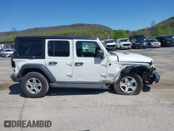 2020 Jeep Wrangler Unlimited Sport S с VIN 1C4HJXDN0LW204734, выставлен на аукционе IAAI как лот 42128859 с пробегом 92 017 миль миль и . История ставок и продаж доступна на DreamBid. Изображение 14.