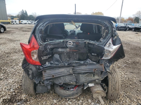 2015 Nissan Versa Note SR with VIN 3N1CE2CP9FL392509, listed as a Copart auction lot 81265164 with 0 mi miles and Non Repairable. Bid and sale history available at carsss.com. Image 6.