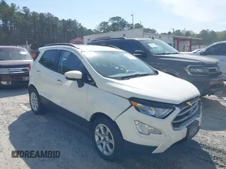 2021 Ford EcoSport SE with VIN MAJ3S2GE9MC437557, listed as a IAAI auction lot 41908602 with 36,058 mi miles and . Bid and sale history available at carsss.com. Image 13.