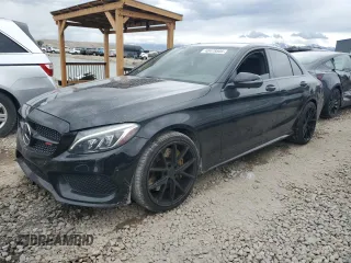 2017 Mercedes-Benz C 43 AMG with VIN 55SWF6EB6HU192204, listed as a Copart auction lot 48478805 with 83,487 mi miles and Salvage Title. Bid and sale history available at DreamBid. Image 1.
