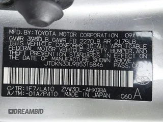 2011 Toyota Prius I with VIN JTDKN3DU9B5315846, listed as a IAAI auction lot 41928593 with 203,931 mi miles. Bid and sale history available at carsss.com. Image 9.