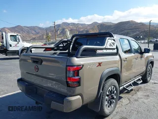 2023 Nissan Frontier Pro-X with VIN 1N6ED1EJ6PN627247, listed as a IAAI auction lot 41489652 with 29,232 mi miles and . Bid and sale history available at DreamBid. Image 4.