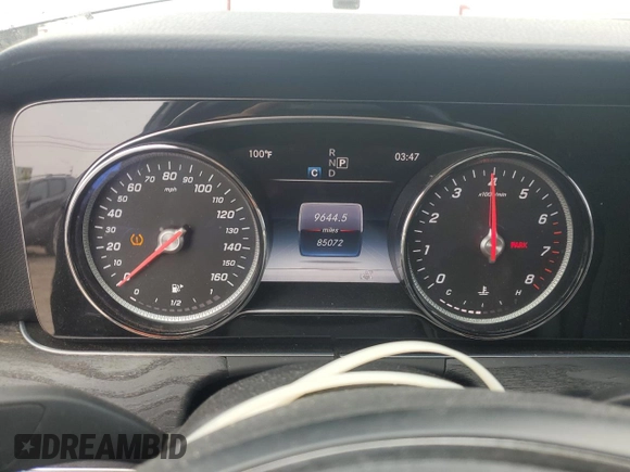 2017 Mercedes-Benz E 300 Luxury with VIN WDDZF4JB0HA281791, listed as a Copart auction lot 59302605 with 85,072 mi miles and Salvage title. Bid and sale history available at DreamBid. Image 9.