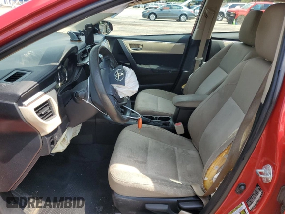 2014 Toyota Corolla L with VIN 2T1BURHE0EC156067, listed as a Copart auction lot 59234025 with 128,217 mi miles and Salvage title. Bid and sale history available at DreamBid. Image 7.