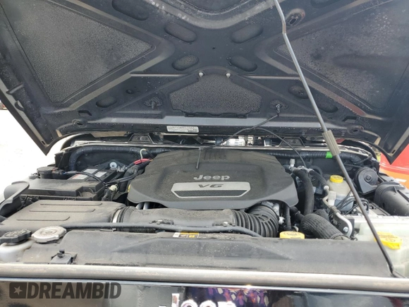 2018 Jeep Wrangler JK Unlimited Sport S with VIN 1C4BJWDG4JL911089, listed as a Copart auction lot 56634913 with 0 mi miles and Non Repairable. Bid and sale history available at carsss.com. Image 12.