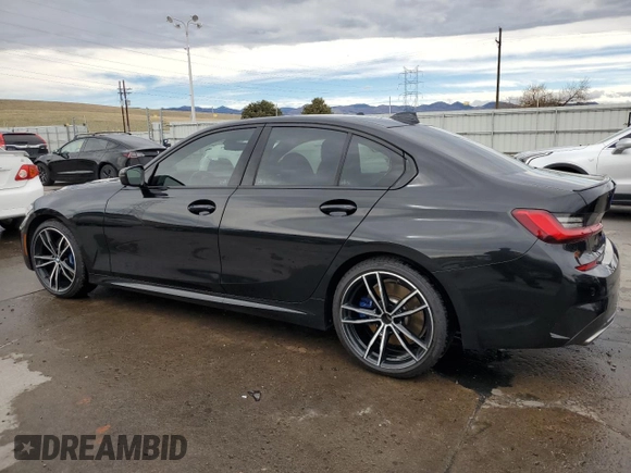 2020 BMW 3 Series M340i with VIN WBA5U7C04LFH57287, listed as a Copart auction lot 50228085 with 39,469 mi miles and Salvage Title. Bid and sale history available at carsss.com. Image 2.