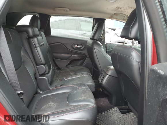 2017 Jeep Cherokee Trailhawk with VIN 1C4PJMBS1HW542699, listed as a Copart auction lot 57567725 with 108,790 mi miles and Non repairable. Bid and sale history available at DreamBid. Image 10.