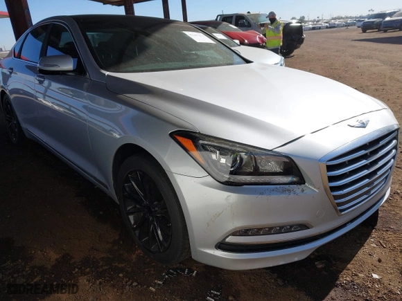 2016 Hyundai Genesis 3.8L with VIN KMHGN4JE6GU138304, listed as a IAAI auction lot 41667271 with 63,237 mi miles. Bid and sale history available at carsss.com. Image 1.