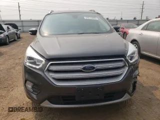 2019 Ford Escape Titanium with VIN 1FMCU9J98KUA56391, listed as a Copart auction lot 59215935 with 27,056 mi miles and Salvage title. Bid and sale history available at DreamBid. Image 5.