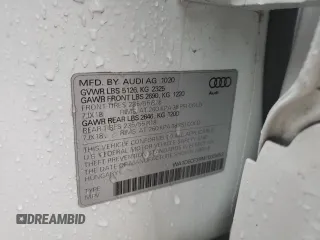 2021 Audi Q3 S line Premium with VIN WA1DECF39M1035653, listed as a Copart auction lot 50160195 with 24,648 mi miles and Salvage Title. Bid and sale history available at DreamBid. Image 14.