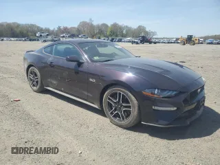 2022 Ford Mustang GT with VIN 1FA6P8CF8N5137837, listed as a Copart auction lot 54605985 with 3,270 mi miles and Salvage title. Bid and sale history available at DreamBid. Image 4.