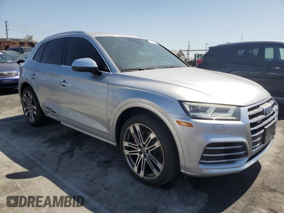 2018 Audi SQ5 Premium Plus с VIN WA1A4AFY2J2070806, выставлен на аукционе Copart как лот 57590675 с пробегом 62 087 миль миль и Списание • Salvage title. История ставок и продаж доступна на DreamBid. Изображение 4.
