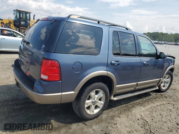 2003 Ford Explorer Eddie Bauer z VIN 1FMZU74K33UC30818, wystawiony jako Copart lot #67825014 z przebiegiem 244 759 mil mil oraz Szkoda całkowita • Salvage title. Historia ofert i sprzedaży dostępna na DreamBid. Obrazek 3.