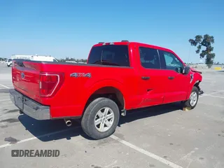 2021 Ford F-150 XL with VIN 1FTFW1E56MKD86209, listed as a IAAI auction lot 42700594 with 120,972 mi miles and . Bid and sale history available at DreamBid. Image 4.