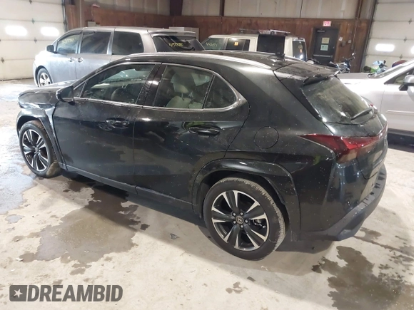 2025 Lexus UX with VIN JTHUCJDH8S2003698, listed as a IAAI auction lot 41368424 with 1,111 mi miles. Bid and sale history available at carsss.com. Image 3.