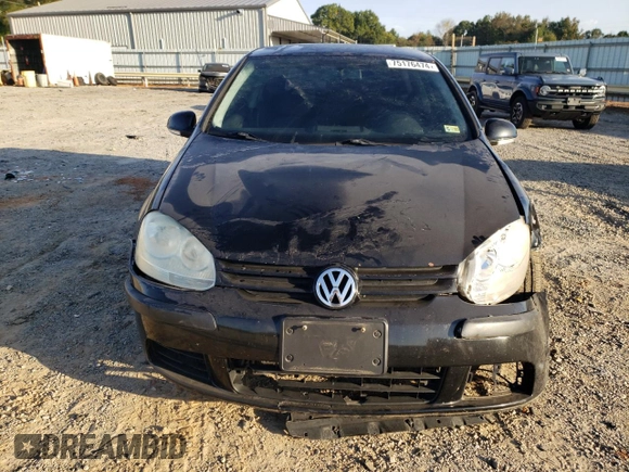 2008 Volkswagen Rabbit S with VIN WVWAA71K88W276932, listed as a Copart auction lot 75176474 with 145,731 mi miles and Salvage title. Bid and sale history available at DreamBid. Image 5.