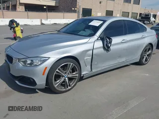 2016 BMW 4 Series 428i with VIN WBA4A9C55GG695469, listed as a IAAI auction lot 41753857 with 90,692 mi miles. Bid and sale history available at carsss.com. Image 2.