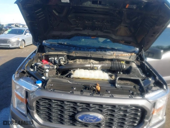 2022 Ford F-150 XL with VIN 1FTFW1E80NKE99701, listed as a IAAI auction lot 41621343 with 34,293 mi miles. Bid and sale history available at carsss.com. Image 10.