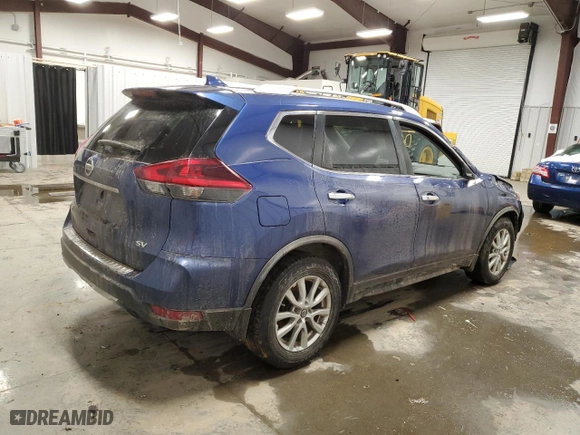 2018 Nissan Rogue SV with VIN KNMAT2MT1JP563059, listed as a Copart auction lot 44949845 with 110580 miles and Salvage Title. Bid and sale history available at carsss.com. Image 3.