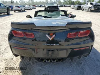 2017 Chevrolet Corvette 3LT with VIN 1G1YF3D70H5123914, listed as a Copart auction lot 74045624 with 64,126 mi miles and Clean Title. Bid and sale history available at carsss.com. Image 6.