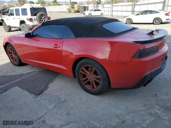 2015 Chevrolet Camaro LT with VIN 2G1FD3D3XF9111022, listed as a Copart auction lot 89331845 with 132,386 mi miles and Clean Title. Bid and sale history available at carsss.com. Image 2.