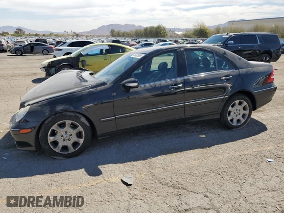 2005 Mercedes-Benz C 240 with VIN WDBRF61J15A712498, listed as a Copart auction lot 50835965 with 82,062 mi miles and Salvage Title. Bid and sale history available at DreamBid. Image 1.
