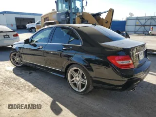 2013 Mercedes-Benz C 350 Sport with VIN WDDGF5HBXDA851812, listed as a Copart auction lot 72646034 with 56,788 mi miles and Salvage Title. Bid and sale history available at DreamBid. Image 2.