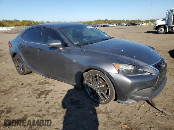 2014 Lexus IS 250 with VIN JTHCF1D23E5001567, listed as a Copart auction lot 46147175 with 199,037 mi miles and Salvage Title. Bid and sale history available at carsss.com. Image 4.