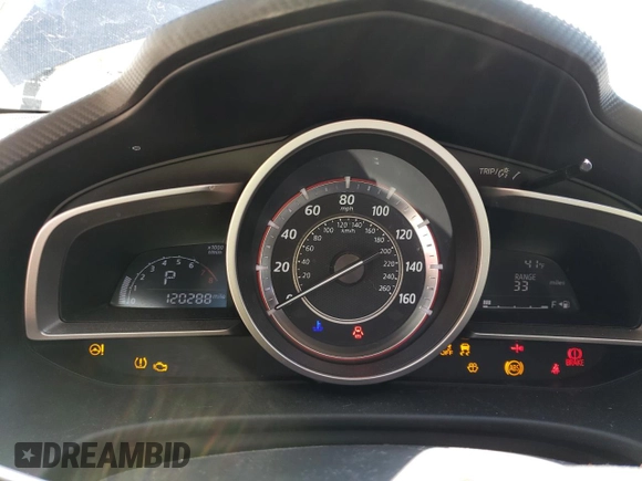 2016 Mazda 3 i Sport with VIN JM1BM1J76G1327232, listed as a Copart auction lot 49493865 with 120,288 mi miles and Salvage Title. Bid and sale history available at DreamBid. Image 9.