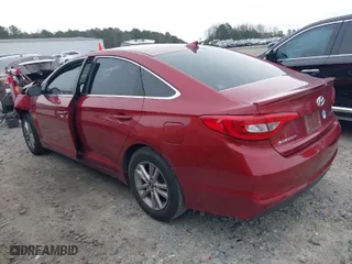 2015 Hyundai Sonata 2.4L SE with VIN 5NPE24AFXFH001405, listed as a IAAI auction lot 41748056 with 198,989 mi miles. Bid and sale history available at carsss.com. Image 3.
