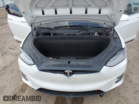 2020 Tesla Model X Long Range with VIN 5YJXCDE20LF303678, listed as a Copart auction lot 53026705 with Not Provided miles and Salvage Title. Bid and sale history available at carsss.com. Image 11.