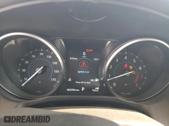 2018 Jaguar XF 25t with VIN SAJBR4FX8JCY69487, listed as a Copart auction lot 62713694 with 62,598 mi miles and Salvage Title. Bid and sale history available at carsss.com. Image 9.