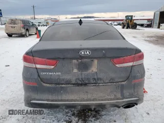 2019 Kia Optima LX with VIN 5XXGT4L39KG285558, listed as a Copart auction lot 87632155 with 199,665 mi miles and Salvage Title. Bid and sale history available at carsss.com. Image 6.