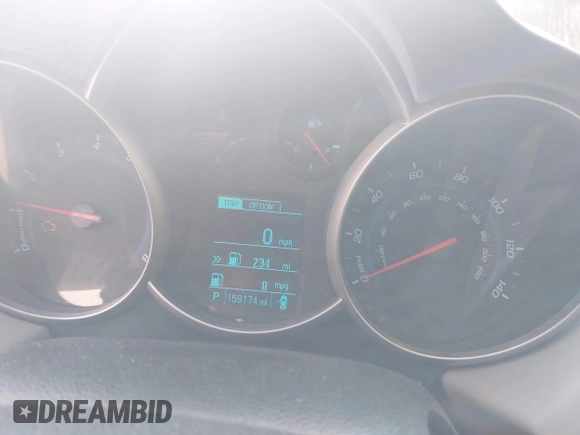 2014 Chevrolet Cruze LS with VIN 1G1PA5SH3E7178262, listed as a IAAI auction lot 42001205 with 159,174 mi miles and . Bid and sale history available at DreamBid. Image 7.