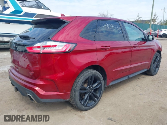 2019 Ford Edge ST z VIN 2FMPK4AP8KBC11018, wystawiony jako IAAI lot #41909033 z przebiegiem 83 576 mil mil oraz . Historia ofert i sprzedaży dostępna na DreamBid. Obrazek 4.