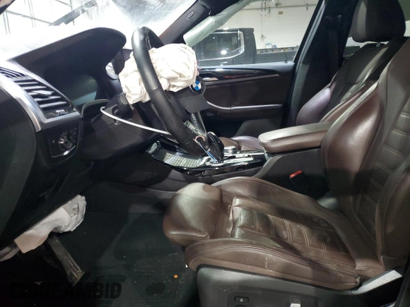 2020 BMW X3 xDrive30i with VIN 5UXTY5C05L9D22391, listed as a Copart auction lot 45843755 with Not Provided miles and Salvage Title. Bid and sale history available at DreamBid. Image 7.