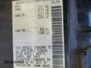 2009 Nissan Altima 2.5 S with VIN 1N4AL21E89N514394, listed as a Copart auction lot 52576415 with 124,227 mi miles and Salvage Title. Bid and sale history available at carsss.com. Image 12.