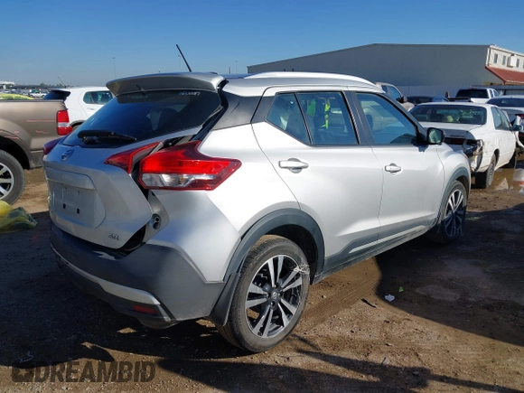 2019 Nissan Kicks S with VIN 3N1CP5CU8KL544677, listed as a IAAI auction lot 41654616 with 130,056 mi miles and . Bid and sale history available at carsss.com. Image 4.