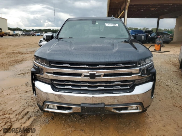 2019 Chevrolet Silverado 1500 LTZ with VIN 1GCPWEED2KZ134786, listed as a Copart auction lot 73515084 with 90,422 mi miles and Salvage Title. Bid and sale history available at carsss.com. Image 5.