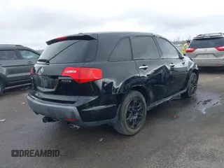 2009 Acura MDX Tech Pkg with VIN 2HNYD28699H530837, listed as a IAAI auction lot 41522461 with 1 mi miles. Bid and sale history available at carsss.com. Image 4.