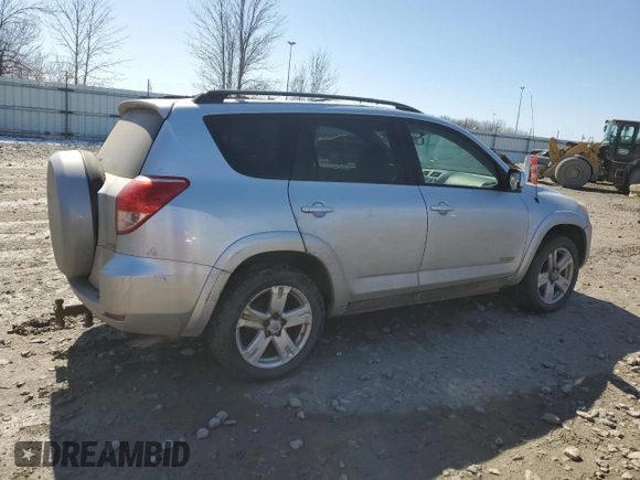 2007 Toyota RAV4 Sport z VIN JTMBK32V176020732, wystawiony jako Copart lot #50323625 z przebiegiem 186 763 mil mil oraz Czysty tytuł • Clean title. Historia ofert i sprzedaży dostępna na DreamBid. Obrazek 3.