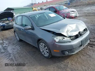 2013 Volkswagen Golf TDI w/Sunroof & Nav with VIN WVWNM7AJ6DW042511, listed as a IAAI auction lot 41464525 with 107,378 mi miles and . Bid and sale history available at DreamBid. Image 1.