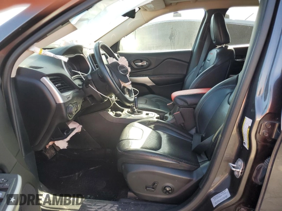 2017 Jeep Cherokee Trailhawk L Plus with VIN 1C4PJMBS2HW651480, listed as a Copart auction lot 47843795 with 96,842 mi miles and Salvage Title. Bid and sale history available at carsss.com. Image 7.