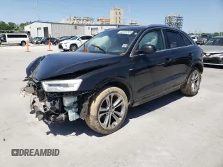 2017 Audi Q3 Prestige with VIN WA1GCCFSXHR005367, listed as a Copart auction lot 52035255 with 0 mi miles and Clean Title. Bid and sale history available at carsss.com. Image 1.