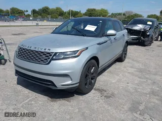 2020 Land Rover Range Rover Velar S with VIN SALYB2EXXLA255258, listed as a IAAI auction lot 41823002 with 66,527 mi miles. Bid and sale history available at carsss.com. Image 2.