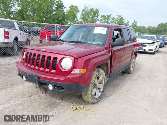 2014 Jeep Patriot Latitude with VIN 1C4NJRFB7ED688417, listed as a IAAI auction lot 42493111 with Not provided miles and . Bid and sale history available at DreamBid. Image 17.