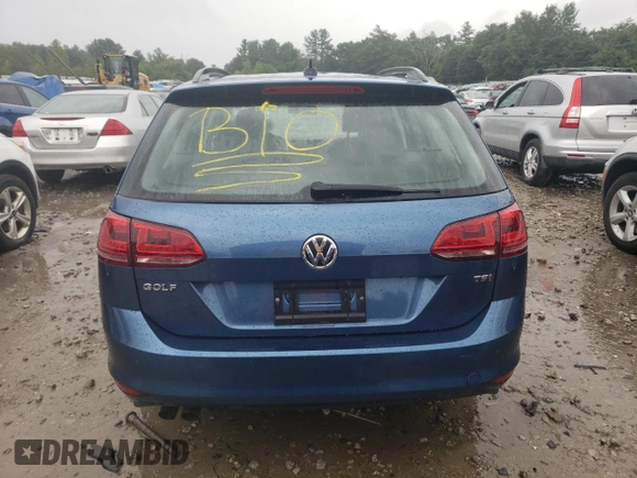 2016 Volkswagen Golf SportWagen TSI S with VIN 3VWC17AU4GM500977, listed as a Copart auction lot 67653323 with 0 mi miles. Bid and sale history available at carsss.com. Image 6.