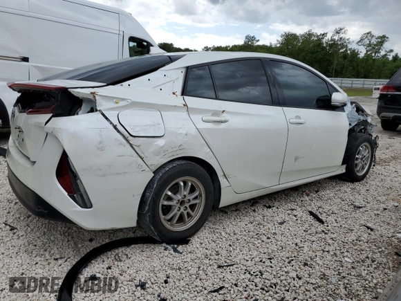 2018 Toyota Prius Plus with VIN JTDKARFP3J3076830, listed as a Copart auction lot 56901705 with 63,809 mi miles and Clean Title. Bid and sale history available at DreamBid. Image 3.