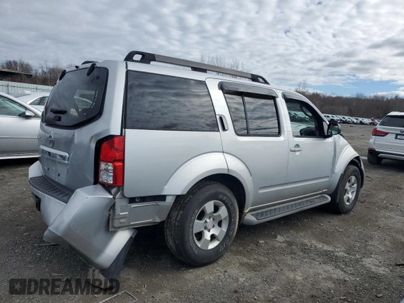 2008 Nissan Pathfinder SE with VIN 5N1AR18B38C658035, listed as a Copart auction lot 48280825 with Not provided miles and Clean title. Bid and sale history available at DreamBid. Image 3.