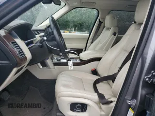 2017 Land Rover Range Rover HSE with VIN SALGS2FV2HA341048, listed as a Copart auction lot 58291295 with 135,135 mi miles and Salvage title. Bid and sale history available at DreamBid. Image 7.